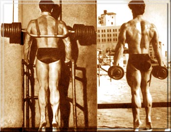 Два варианта выполнения упражнения для икроножных мышц.